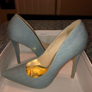 Denim Heels
